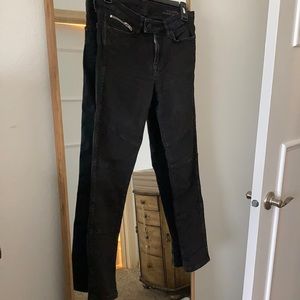 All saints biker cropped jeans